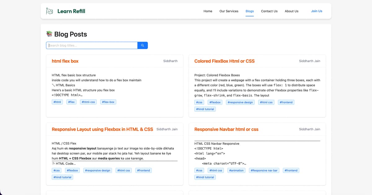 Learn Refill: A Complete Full-Stack Education Platform for Modern Learning and Classroom Management - screenshot 4
